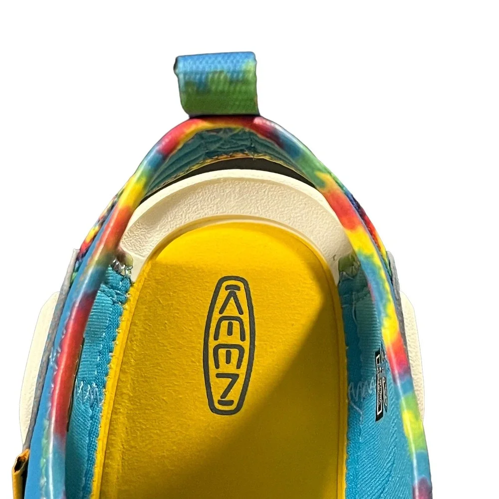 KEEN Youth Girls Sport Outdoor‎ Sandals Size 4 Blue- Tie Dye Adjustable Washable